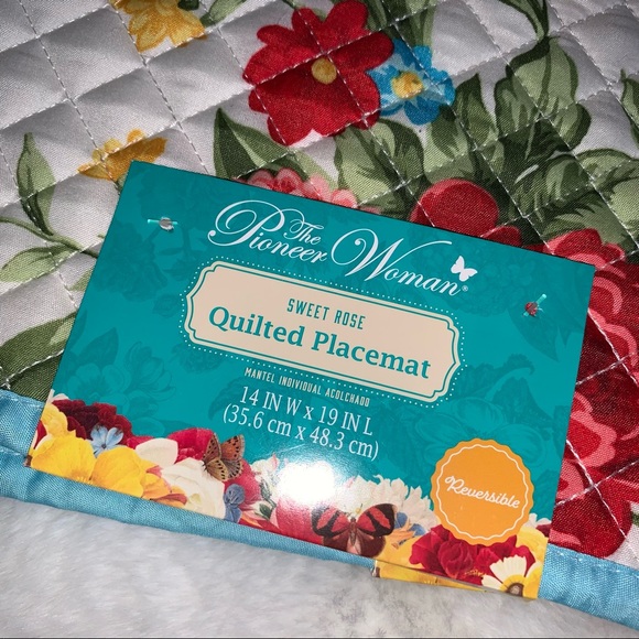 The Pioneer Woman Dining Nwt The Pioneer Woman Sweet Rose Quilted